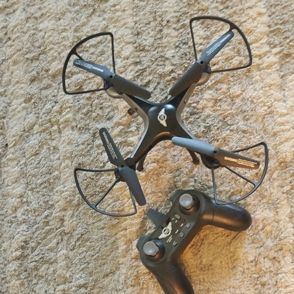 Thunderbird 2 Black Drone with Controller, and Wi-Fi camera